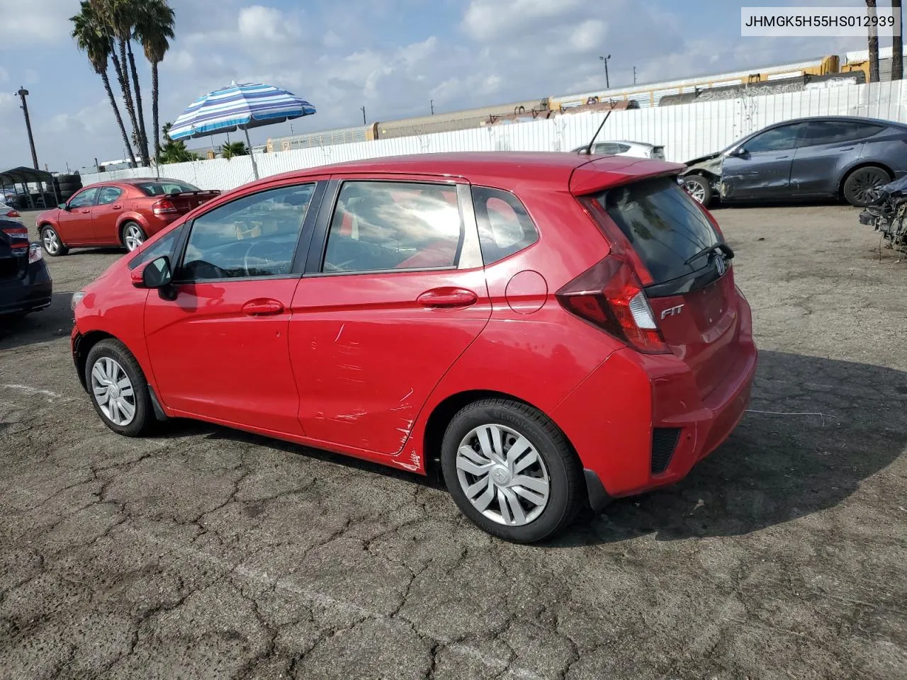 2017 Honda Fit Lx VIN: JHMGK5H55HS012939 Lot: 78009274