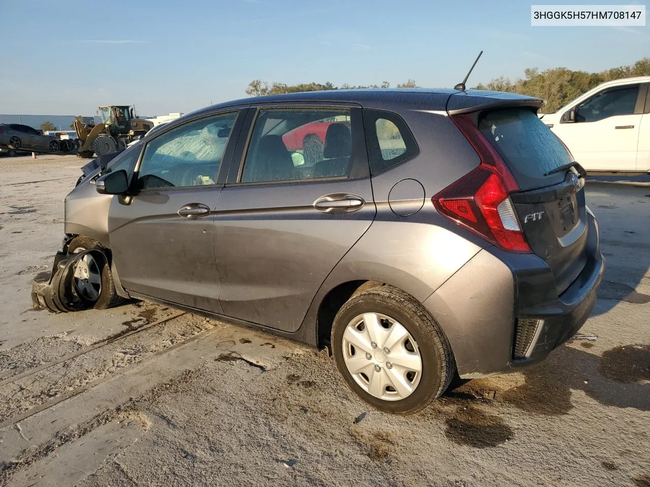 2017 Honda Fit Lx VIN: 3HGGK5H57HM708147 Lot: 78250384