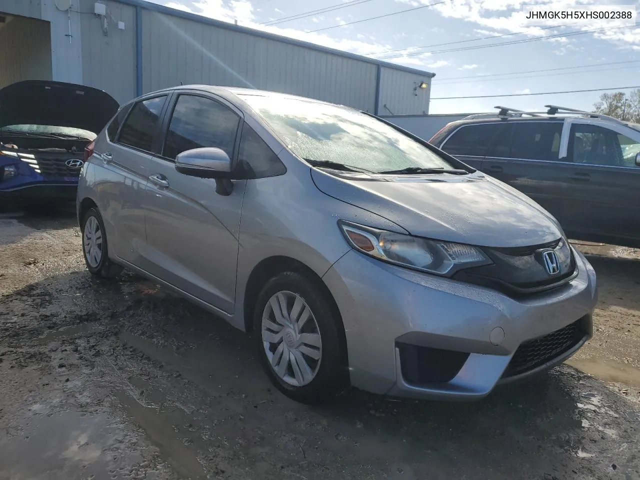 2017 Honda Fit Lx VIN: JHMGK5H5XHS002388 Lot: 78785214