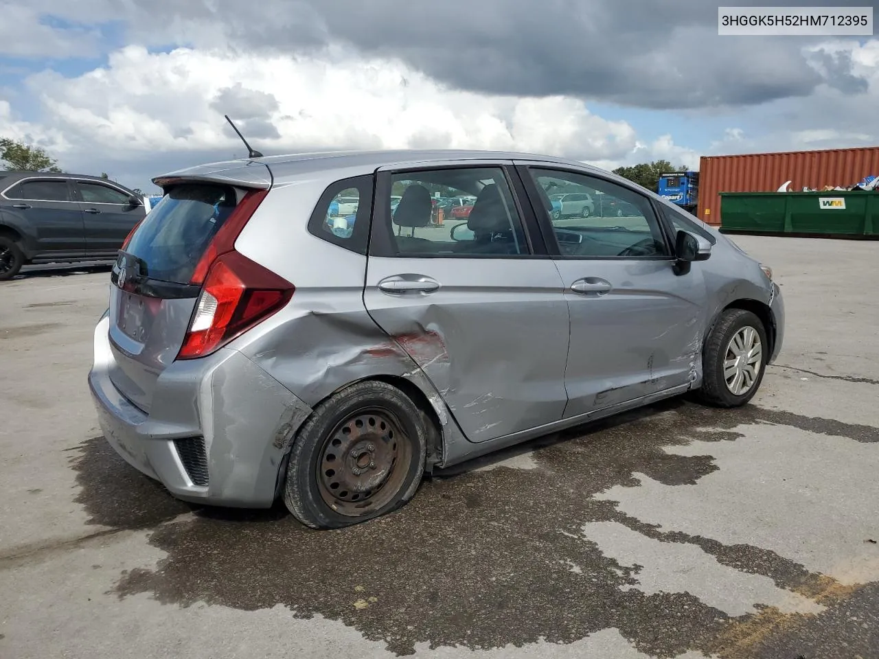 2017 Honda Fit Lx VIN: 3HGGK5H52HM712395 Lot: 79008034