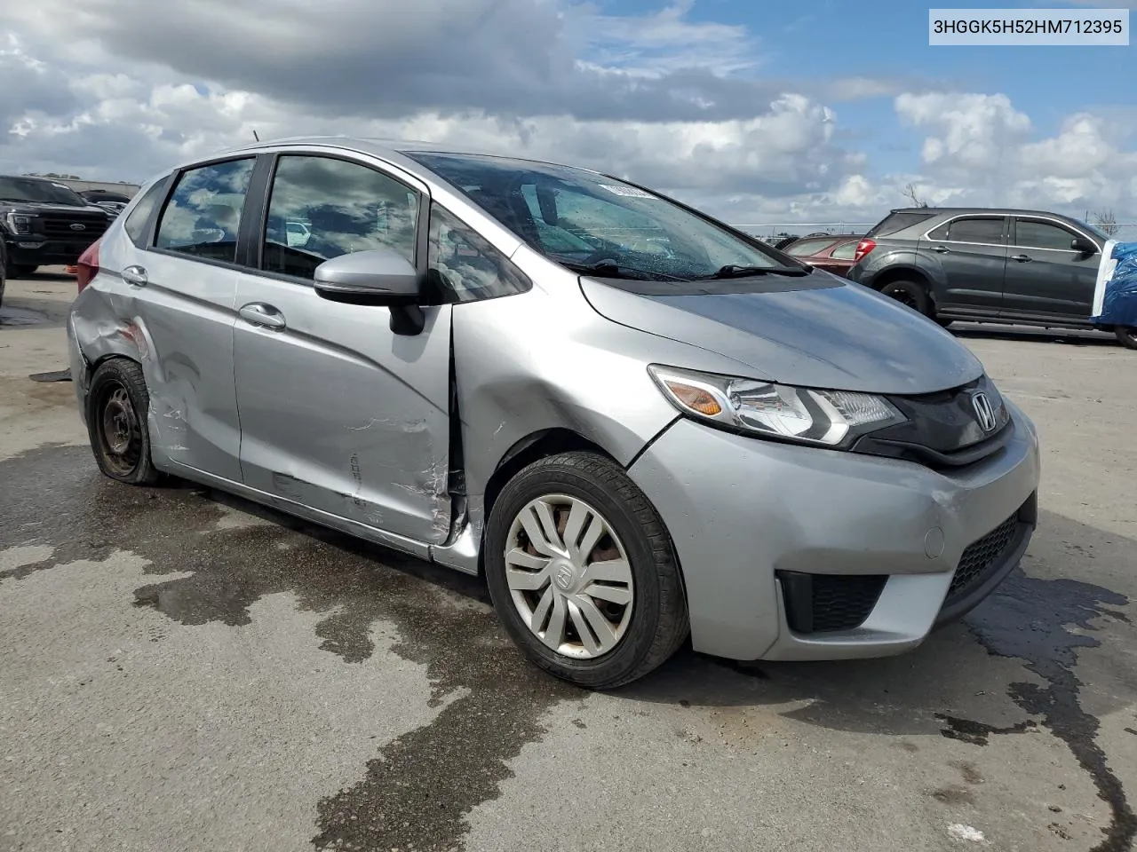 2017 Honda Fit Lx VIN: 3HGGK5H52HM712395 Lot: 79008034