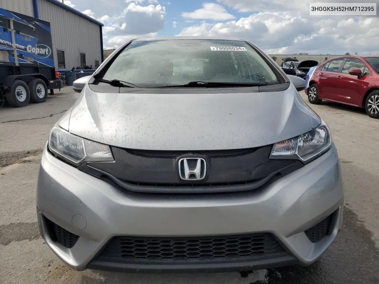 2017 Honda Fit Lx VIN: 3HGGK5H52HM712395 Lot: 79008034