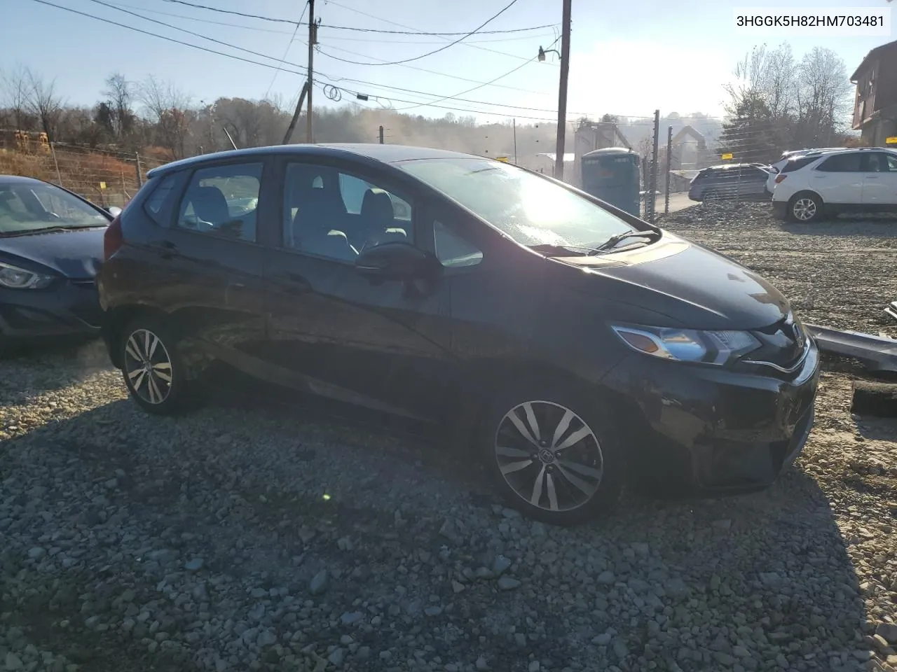 2017 Honda Fit Ex VIN: 3HGGK5H82HM703481 Lot: 79962044