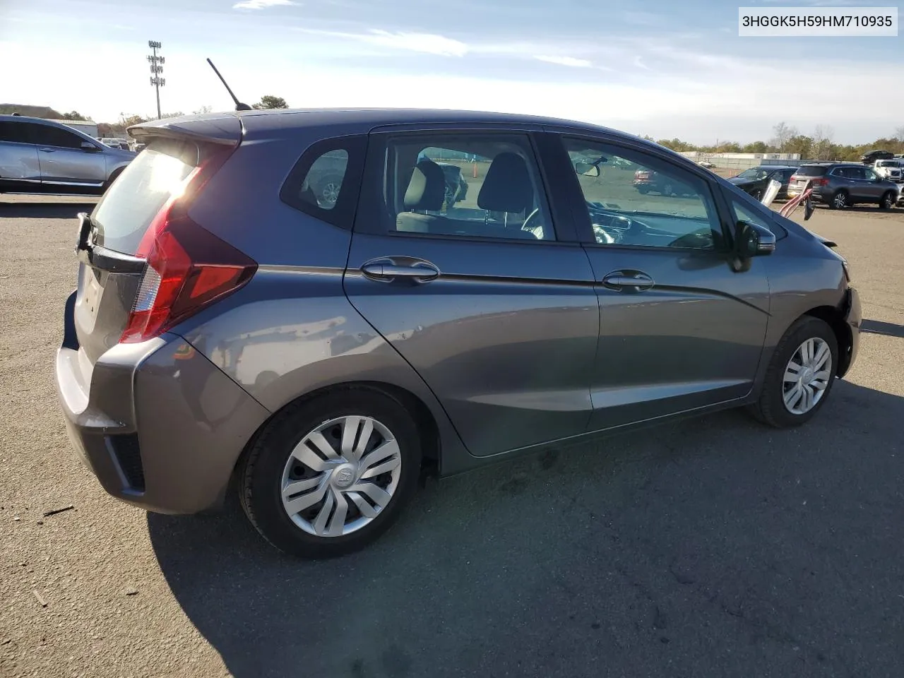 2017 Honda Fit Lx VIN: 3HGGK5H59HM710935 Lot: 80081814