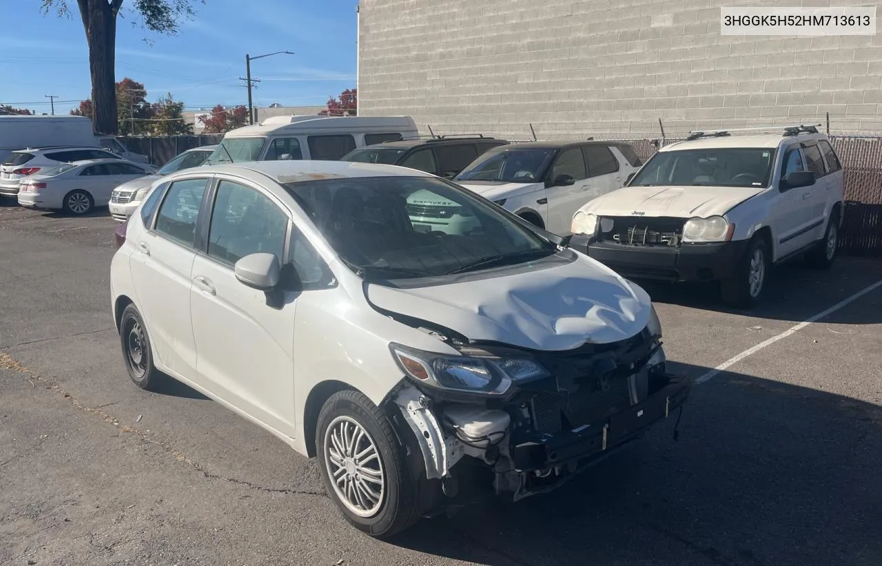 2017 Honda Fit Lx VIN: 3HGGK5H52HM713613 Lot: 80483294