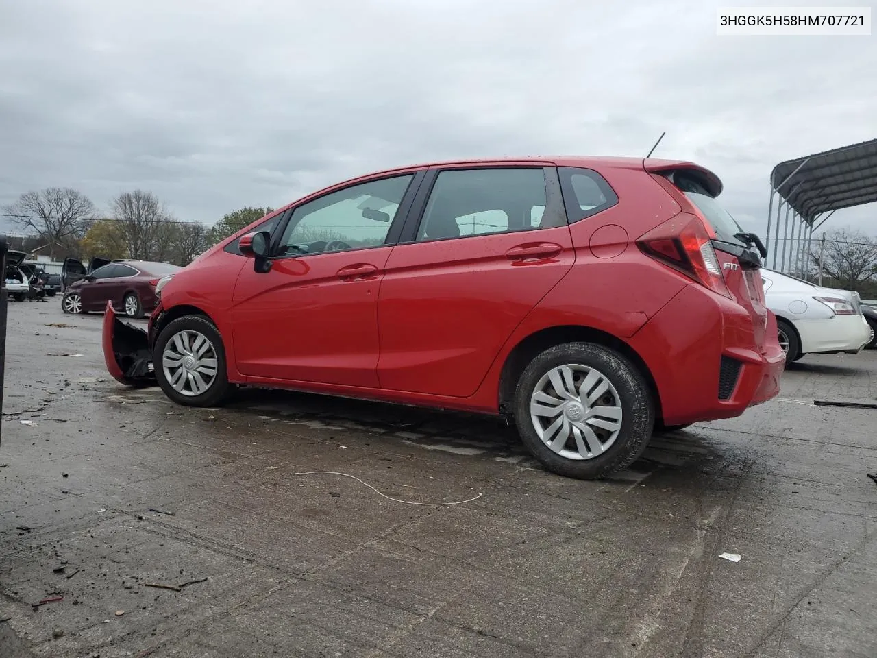 3HGGK5H58HM707721 2017 Honda Fit Lx