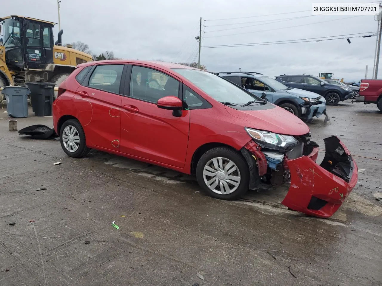 3HGGK5H58HM707721 2017 Honda Fit Lx