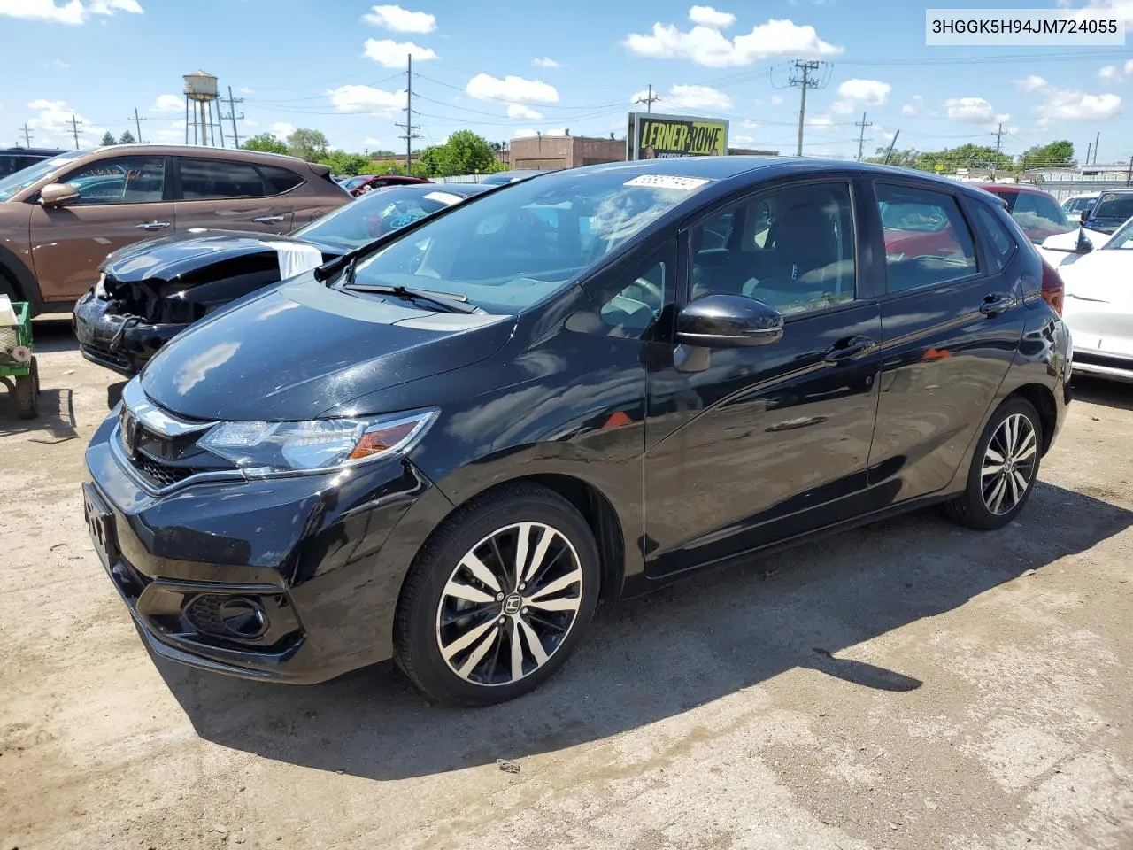 2018 Honda Fit Ex VIN: 3HGGK5H94JM724055 Lot: 55837744