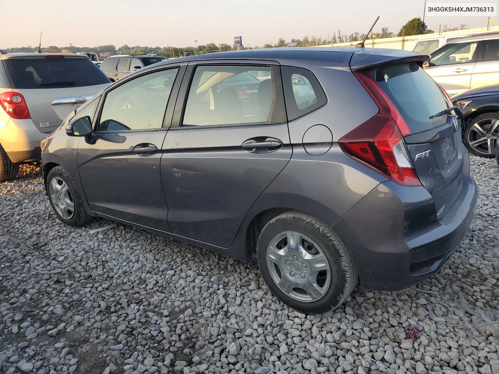 3HGGK5H4XJM736313 2018 Honda Fit Lx