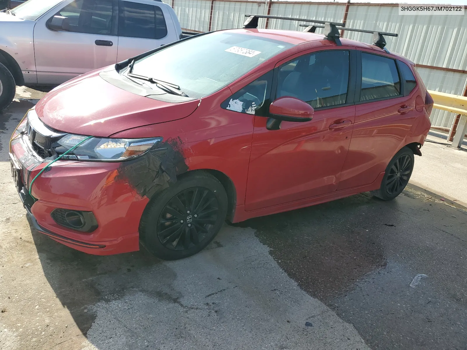 2018 Honda Fit Sport VIN: 3HGGK5H67JM702122 Lot: 67957384