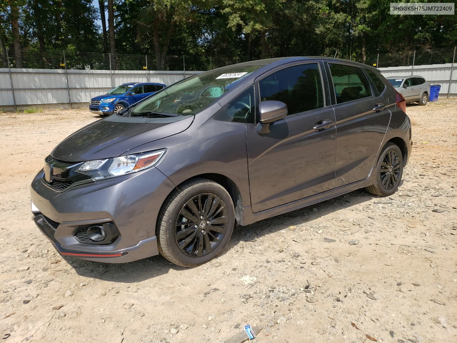 2018 Honda Fit Sport VIN: 3HGGK5H75JM722409 Lot: 68262634