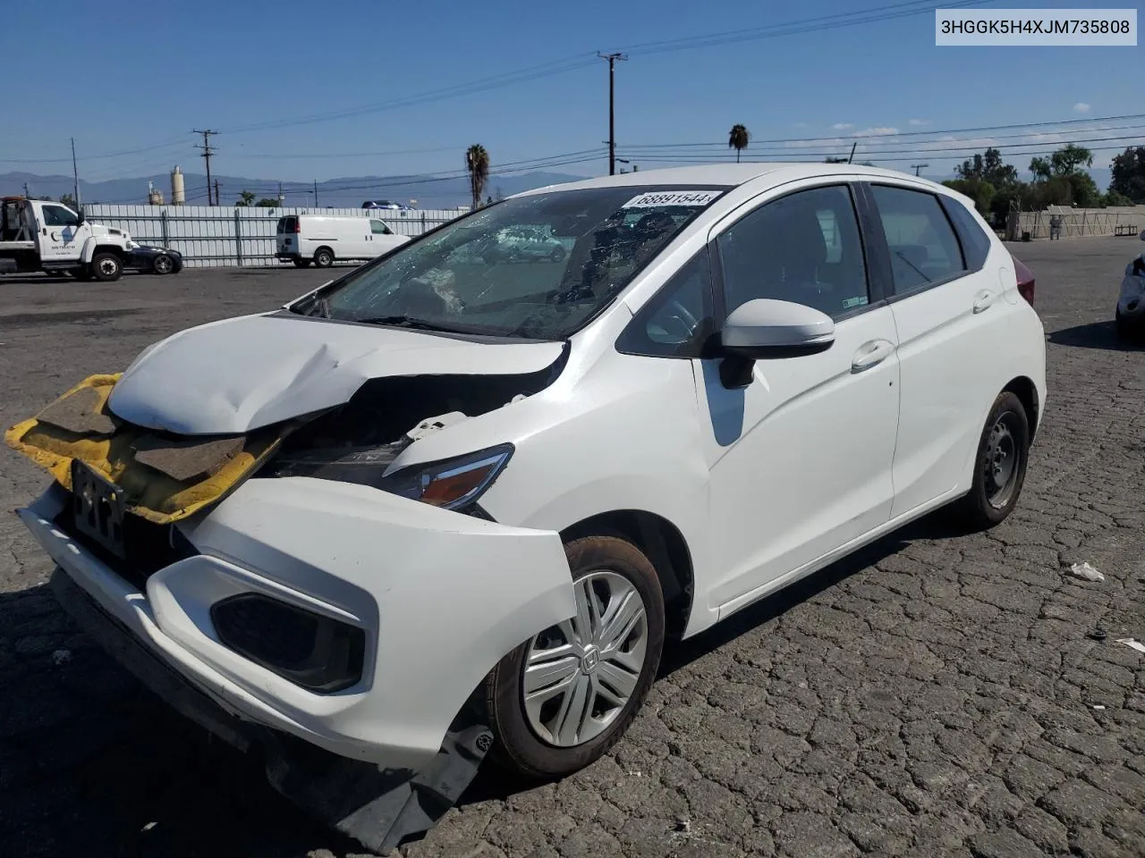 2018 Honda Fit Lx VIN: 3HGGK5H4XJM735808 Lot: 68891544