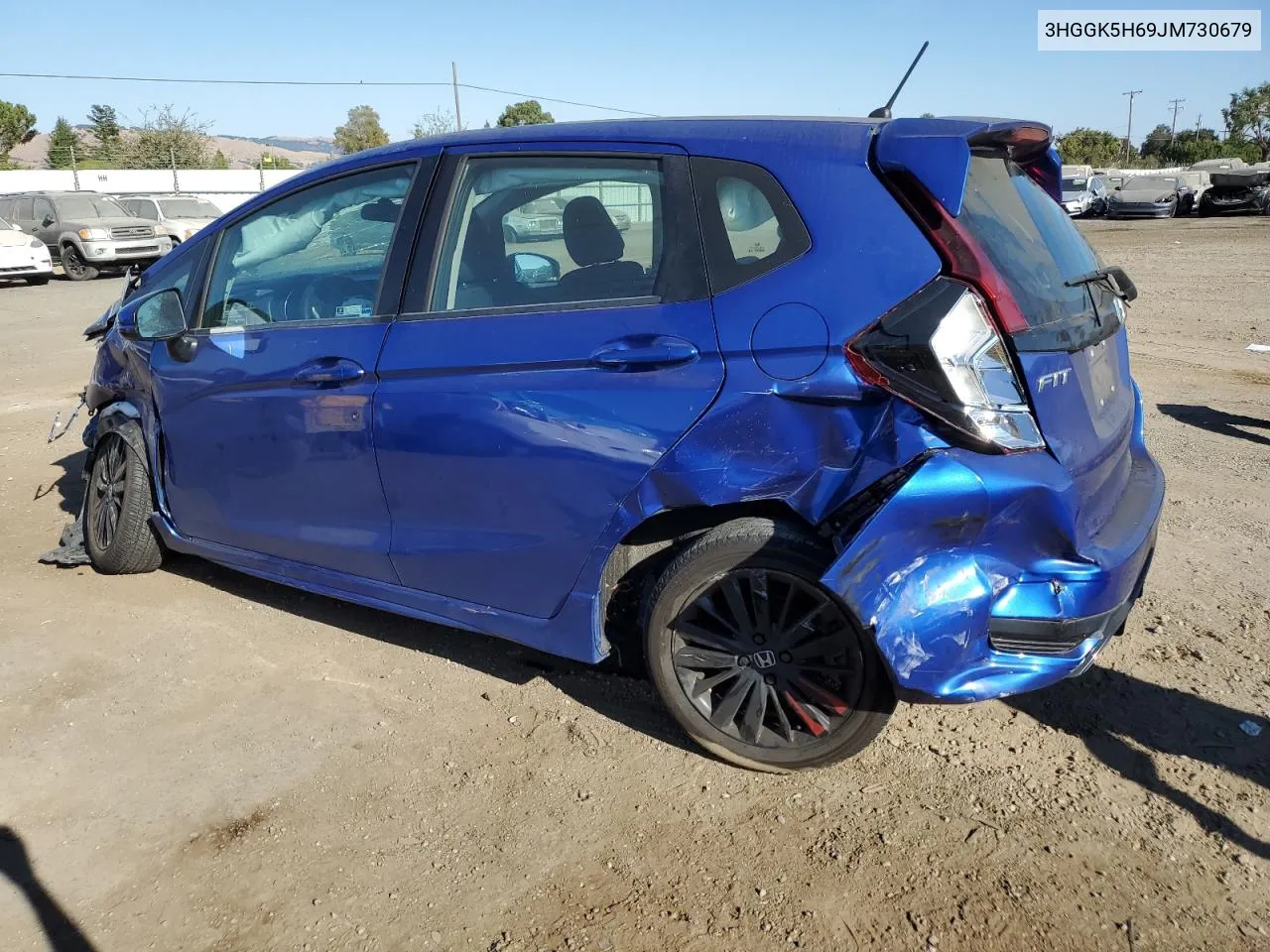 2018 Honda Fit Sport VIN: 3HGGK5H69JM730679 Lot: 69147174