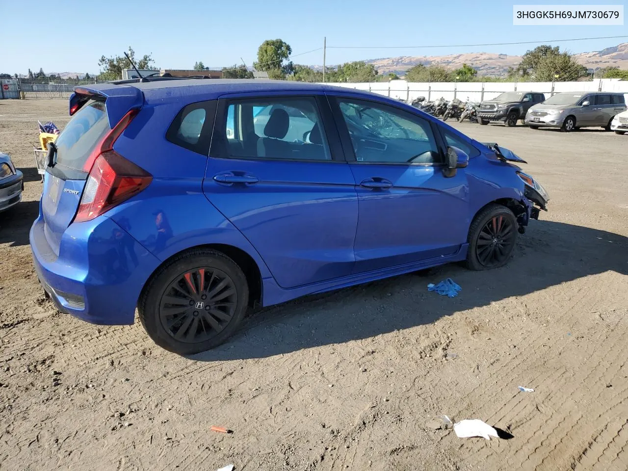 2018 Honda Fit Sport VIN: 3HGGK5H69JM730679 Lot: 69147174