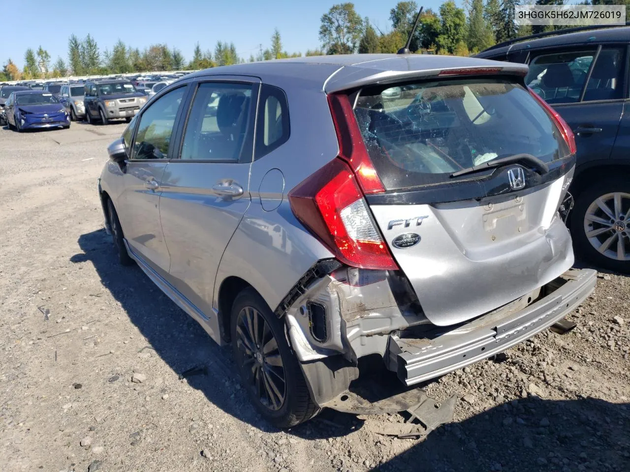 2018 Honda Fit Sport VIN: 3HGGK5H62JM726019 Lot: 71730454