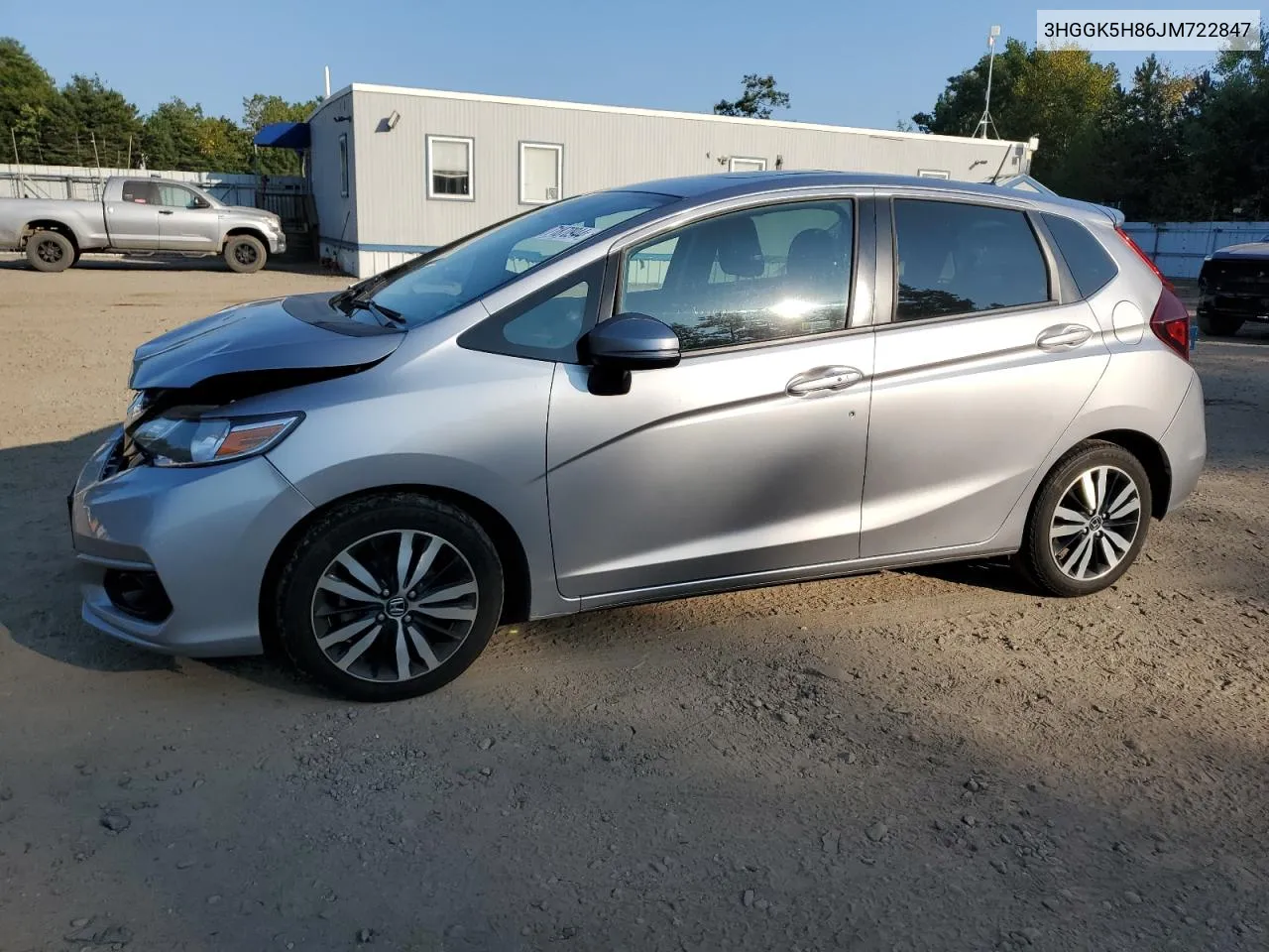 2018 Honda Fit Ex VIN: 3HGGK5H86JM722847 Lot: 71870944