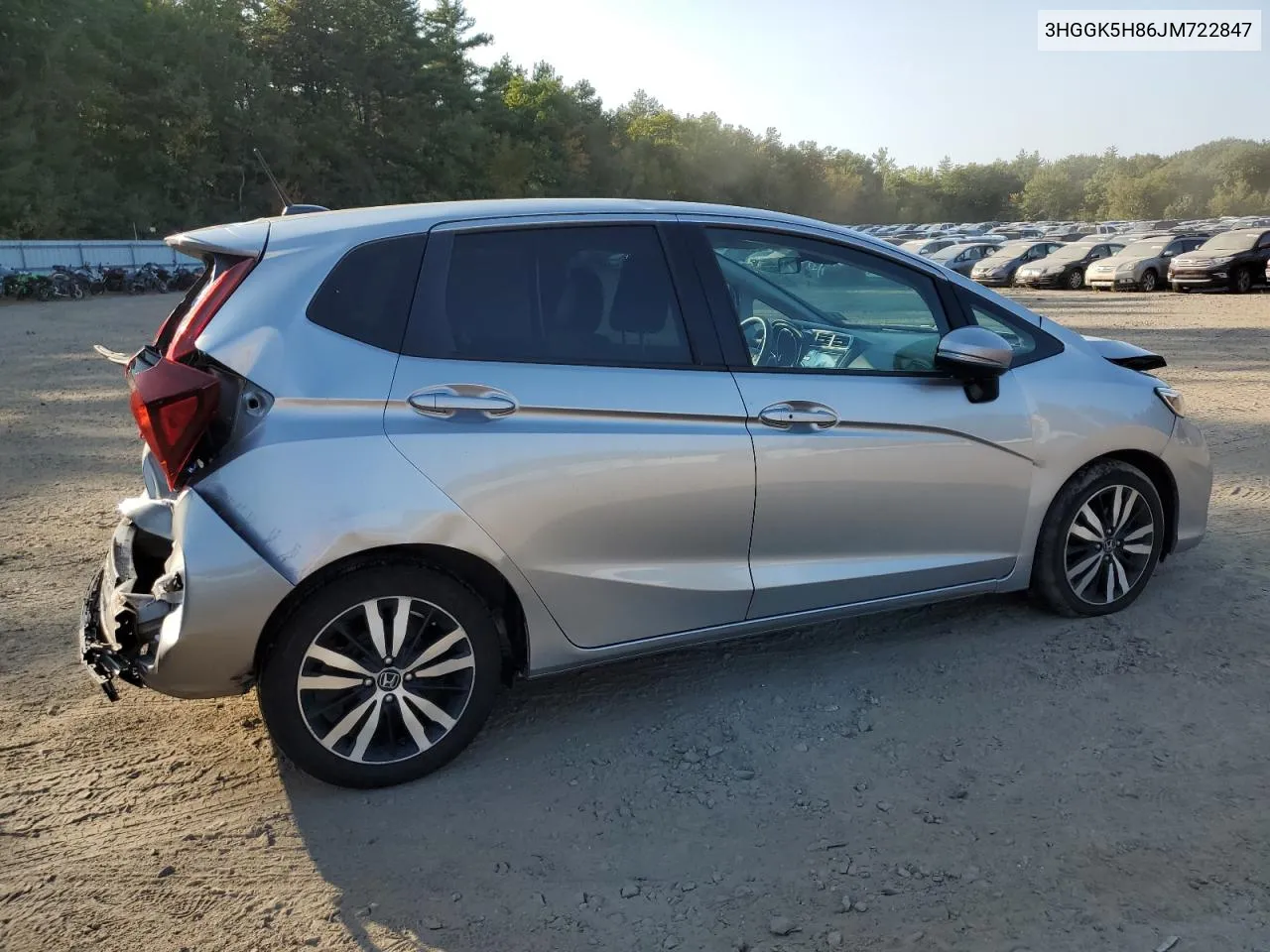 2018 Honda Fit Ex VIN: 3HGGK5H86JM722847 Lot: 71870944