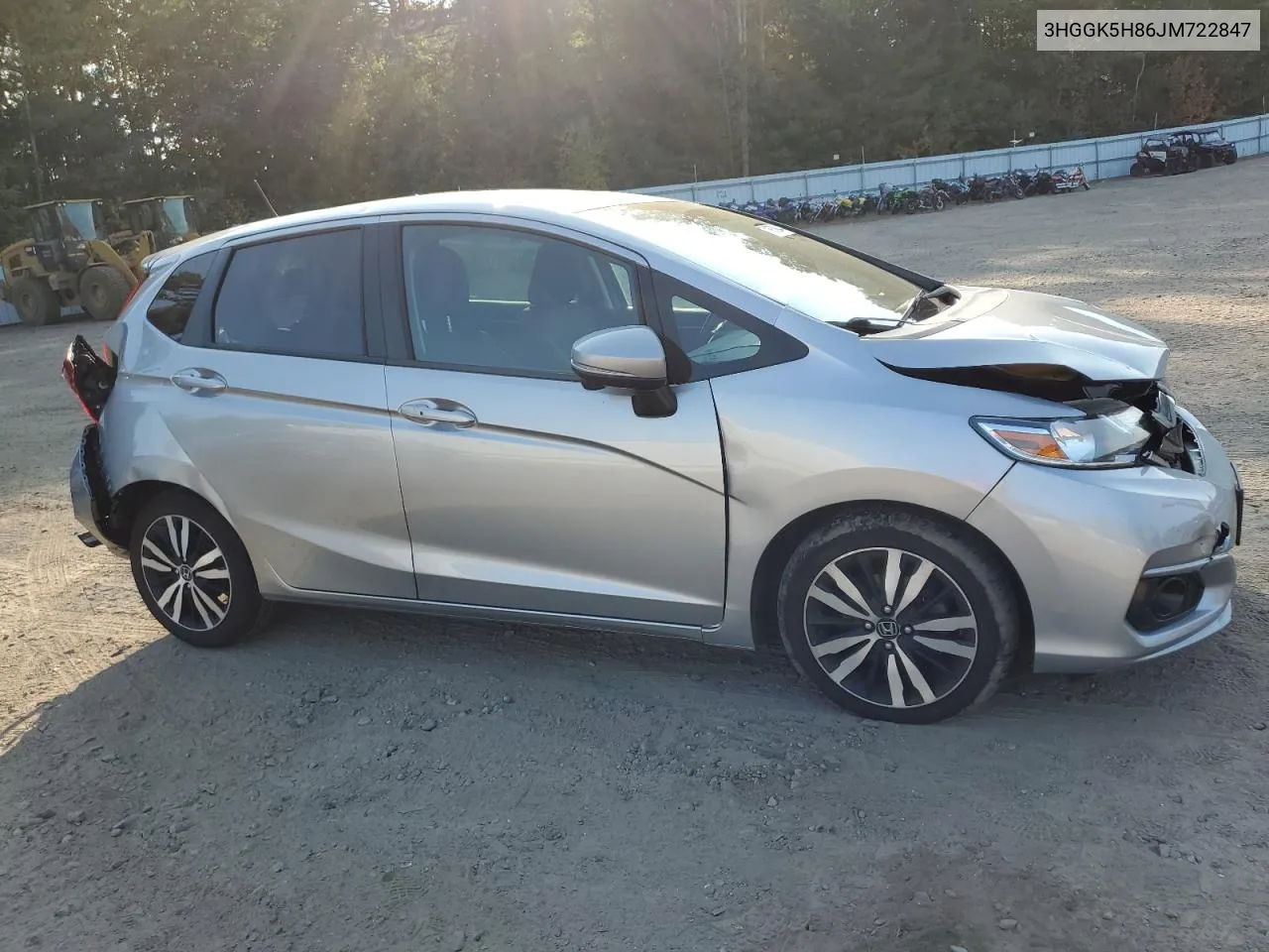 2018 Honda Fit Ex VIN: 3HGGK5H86JM722847 Lot: 71870944