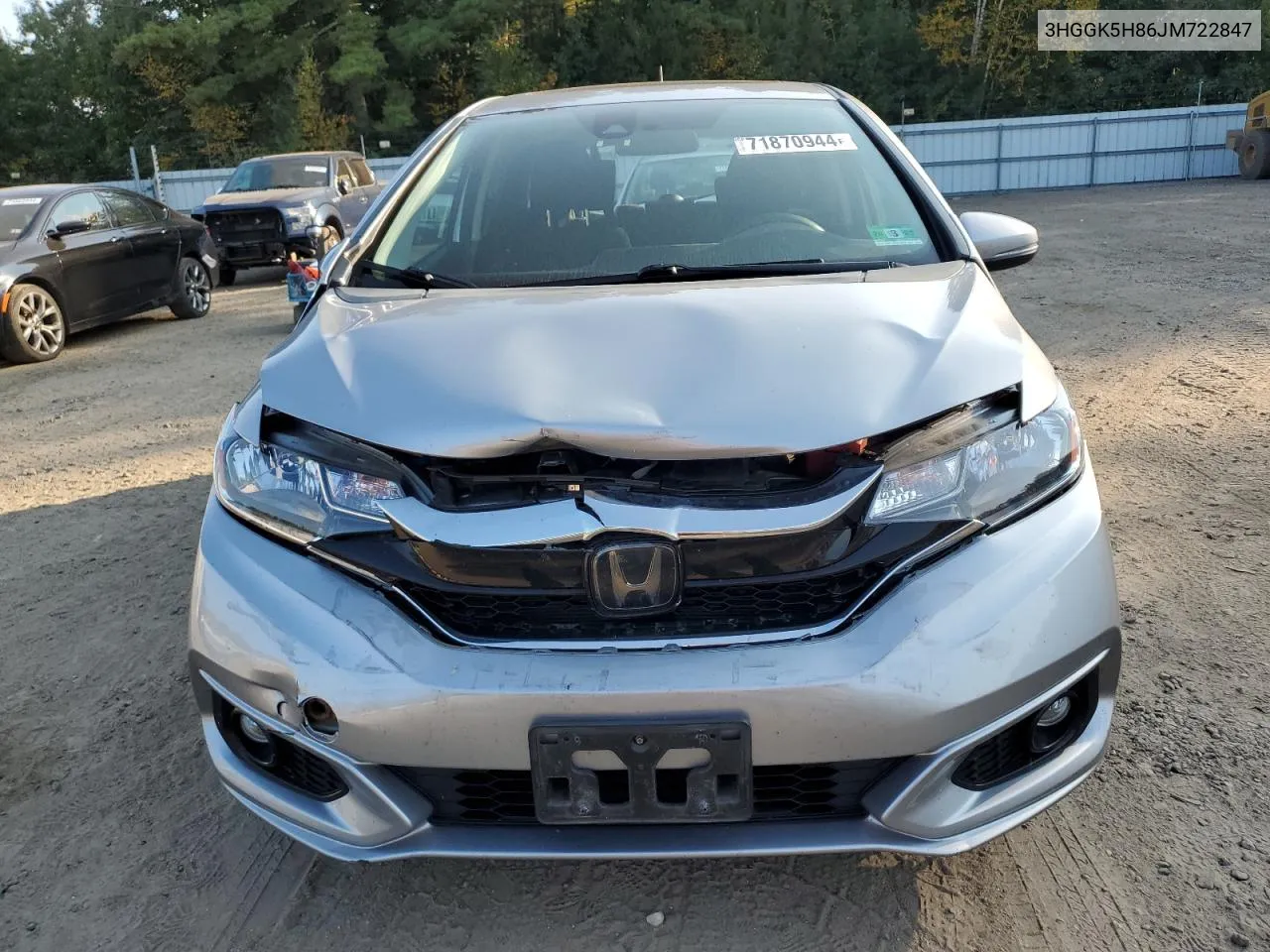 2018 Honda Fit Ex VIN: 3HGGK5H86JM722847 Lot: 71870944