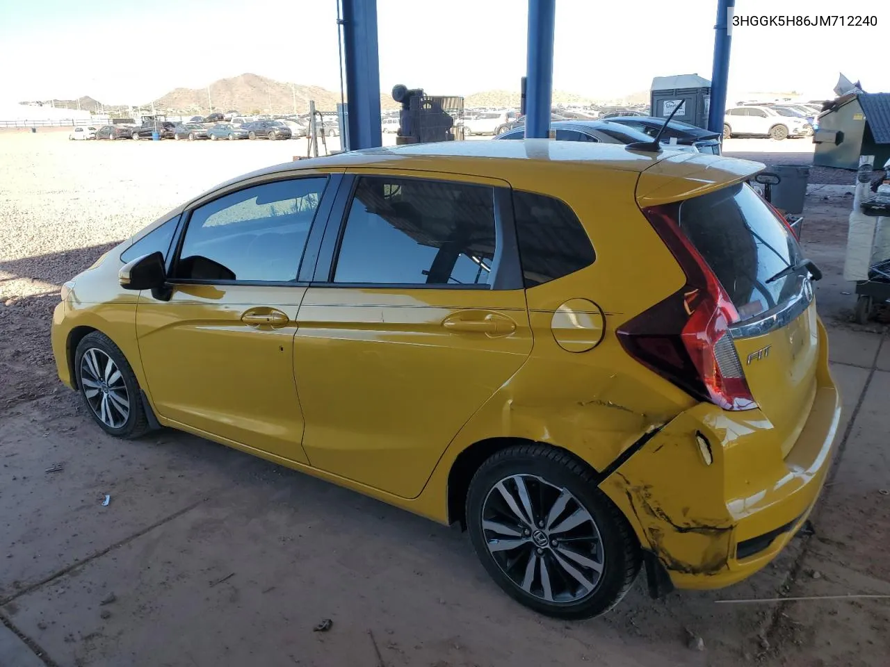 2018 Honda Fit Ex VIN: 3HGGK5H86JM712240 Lot: 72085634