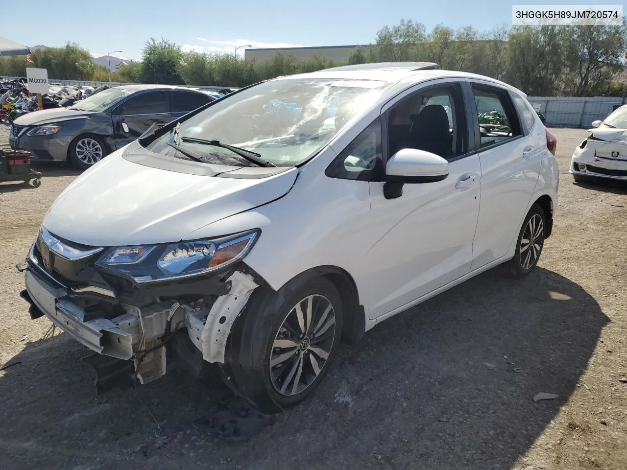 2018 Honda Fit Ex VIN: 3HGGK5H89JM720574 Lot: 72579434