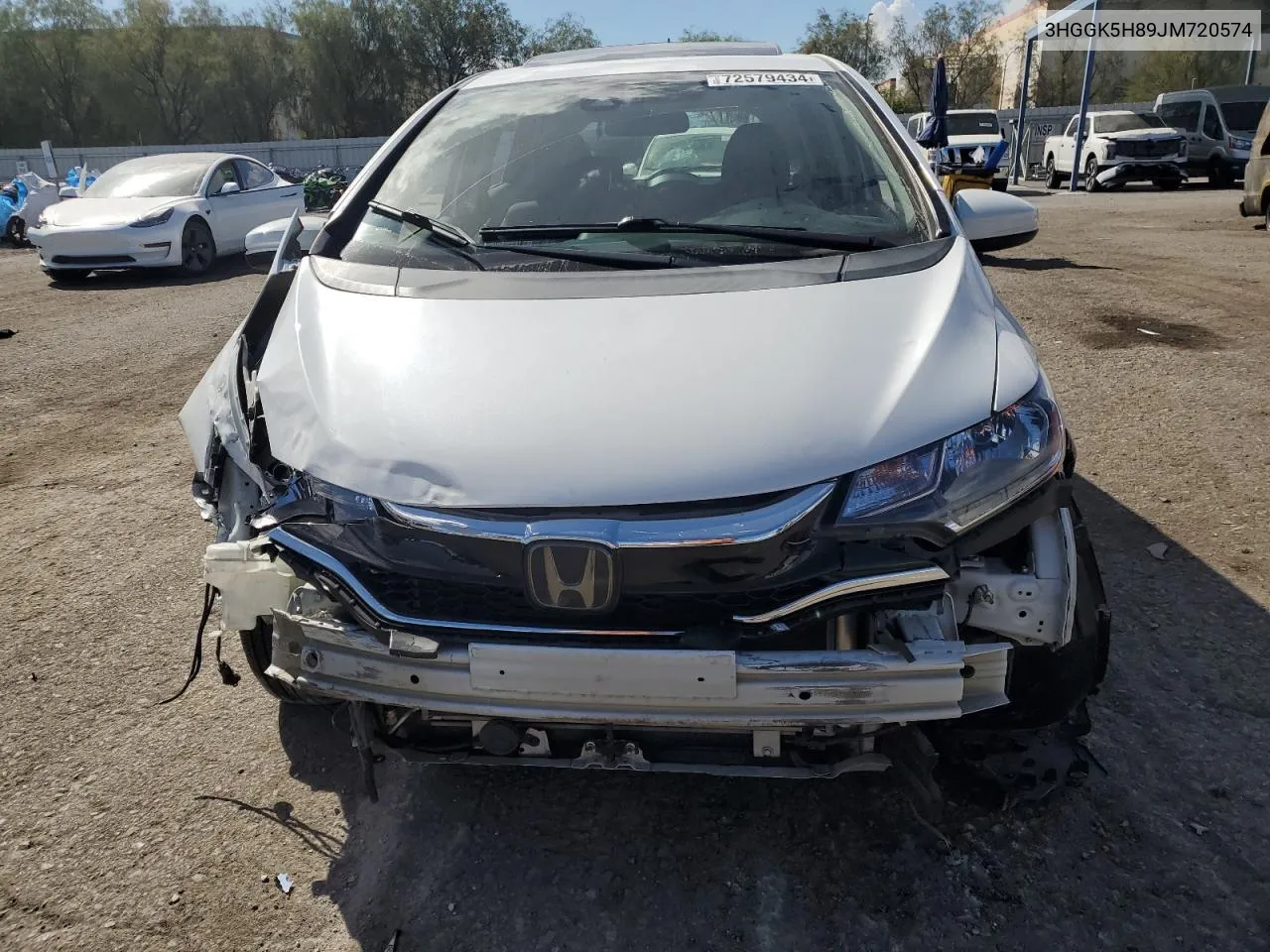 2018 Honda Fit Ex VIN: 3HGGK5H89JM720574 Lot: 72579434