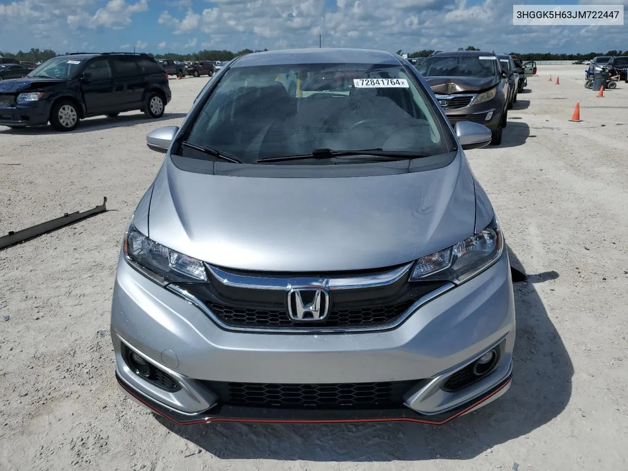 2018 Honda Fit Sport VIN: 3HGGK5H63JM722447 Lot: 72841764