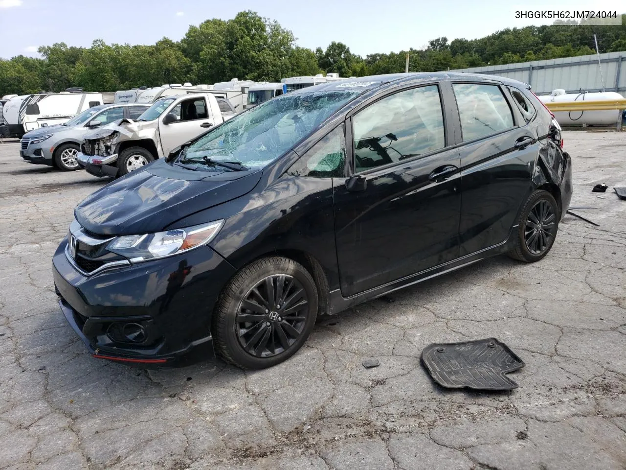 2018 Honda Fit Sport VIN: 3HGGK5H62JM724044 Lot: 73193654