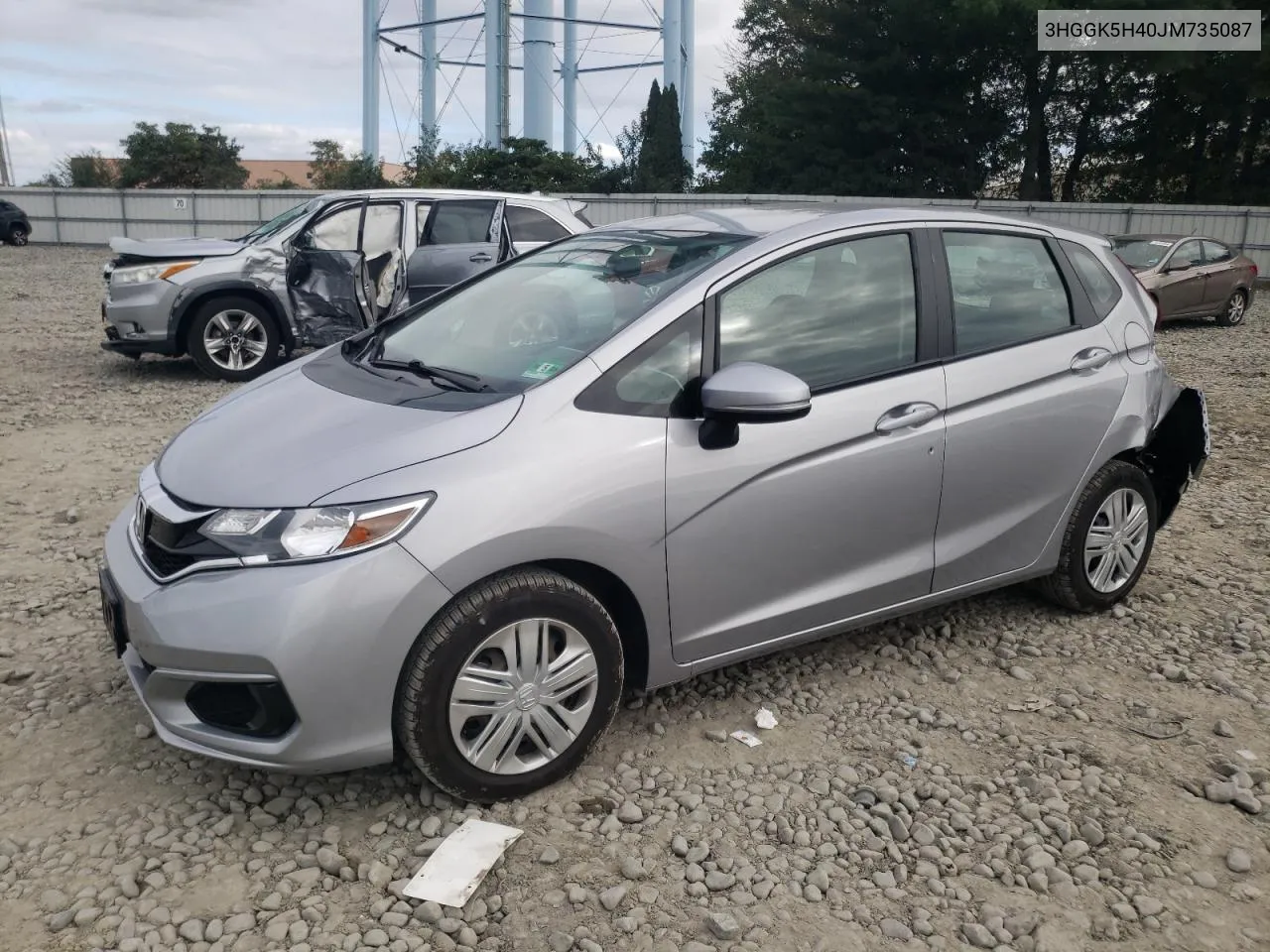 2018 Honda Fit Lx VIN: 3HGGK5H40JM735087 Lot: 73601734