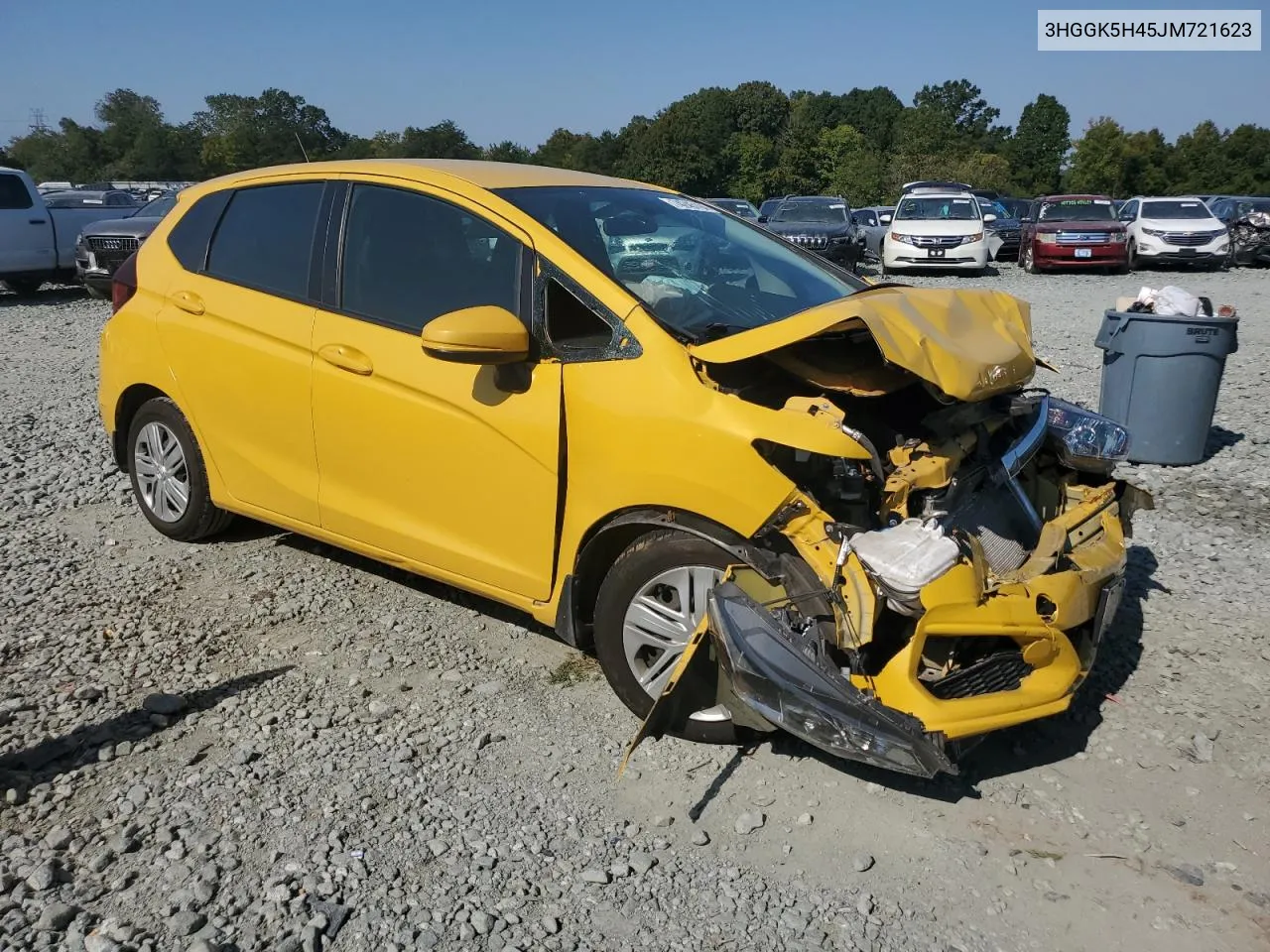 2018 Honda Fit Lx VIN: 3HGGK5H45JM721623 Lot: 74245194