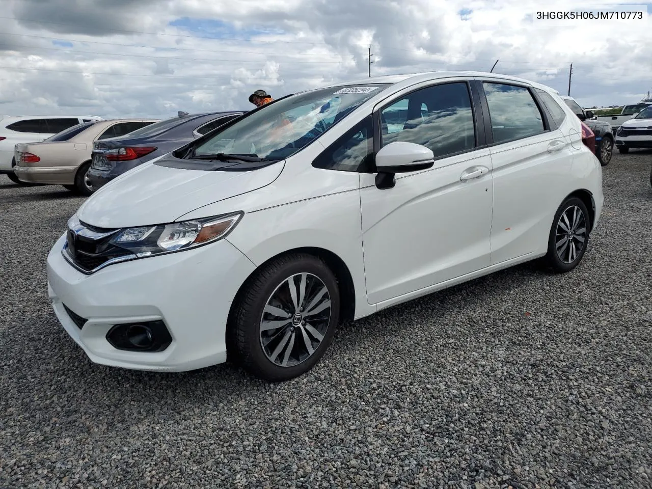 2018 Honda Fit Ex VIN: 3HGGK5H06JM710773 Lot: 74335294