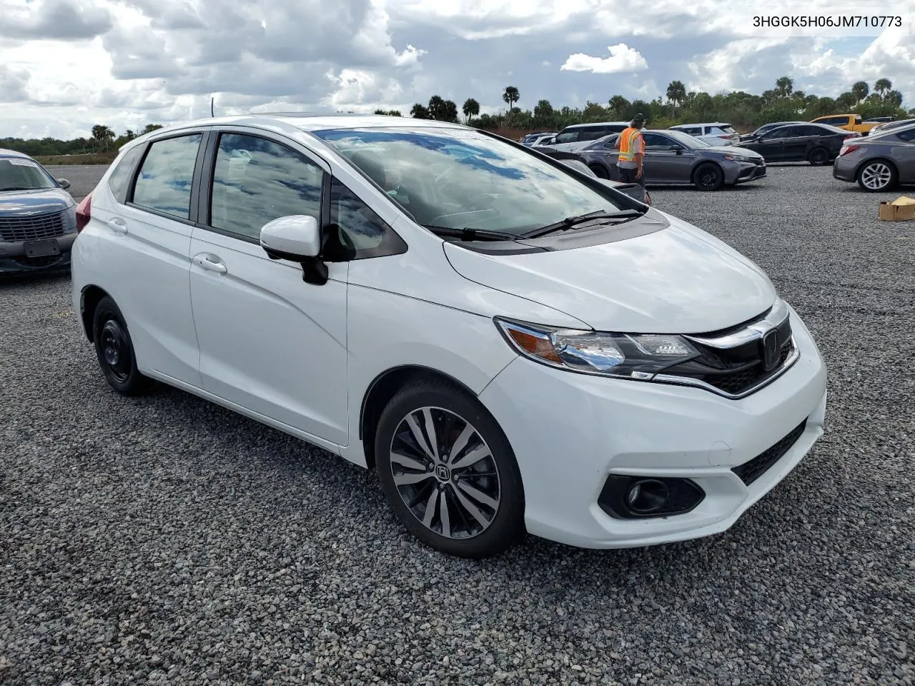 2018 Honda Fit Ex VIN: 3HGGK5H06JM710773 Lot: 74335294