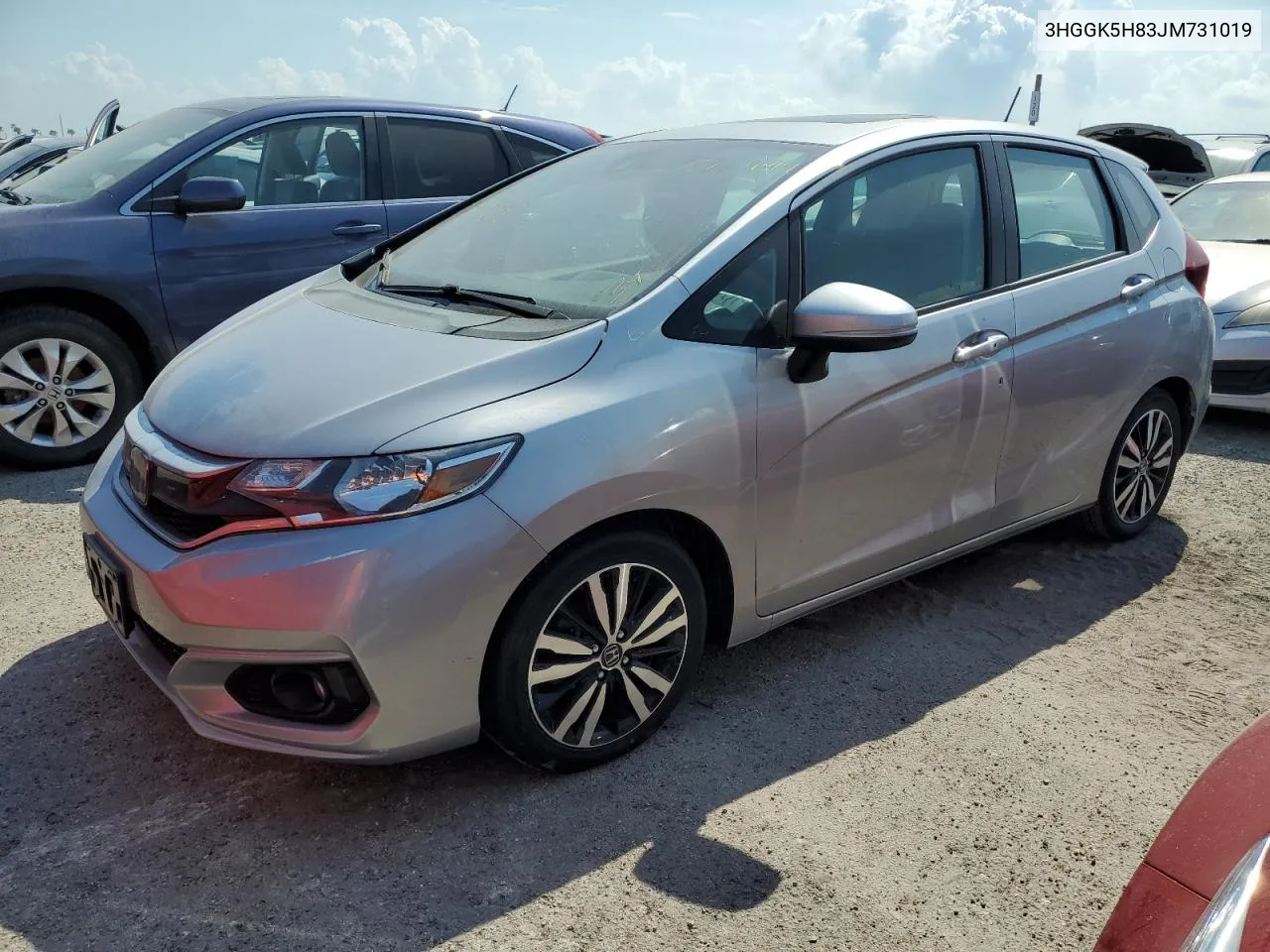 2018 Honda Fit Ex VIN: 3HGGK5H83JM731019 Lot: 74774914