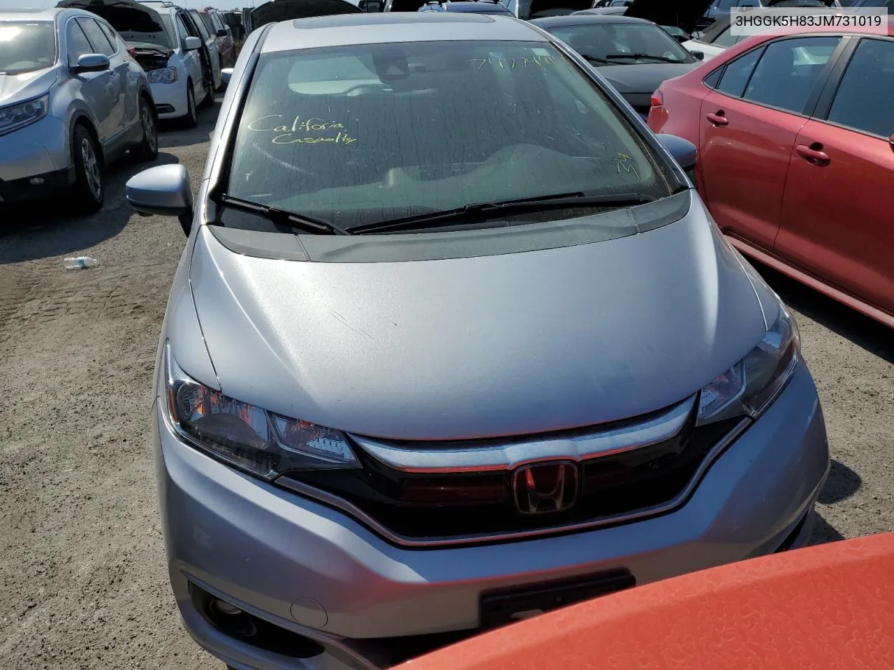 2018 Honda Fit Ex VIN: 3HGGK5H83JM731019 Lot: 74774914