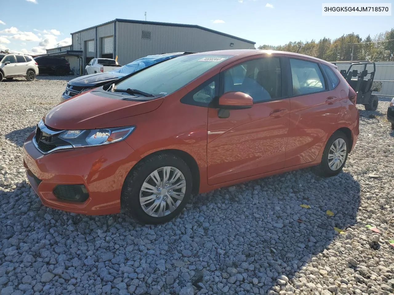 2018 Honda Fit Lx VIN: 3HGGK5G44JM718570 Lot: 74830344