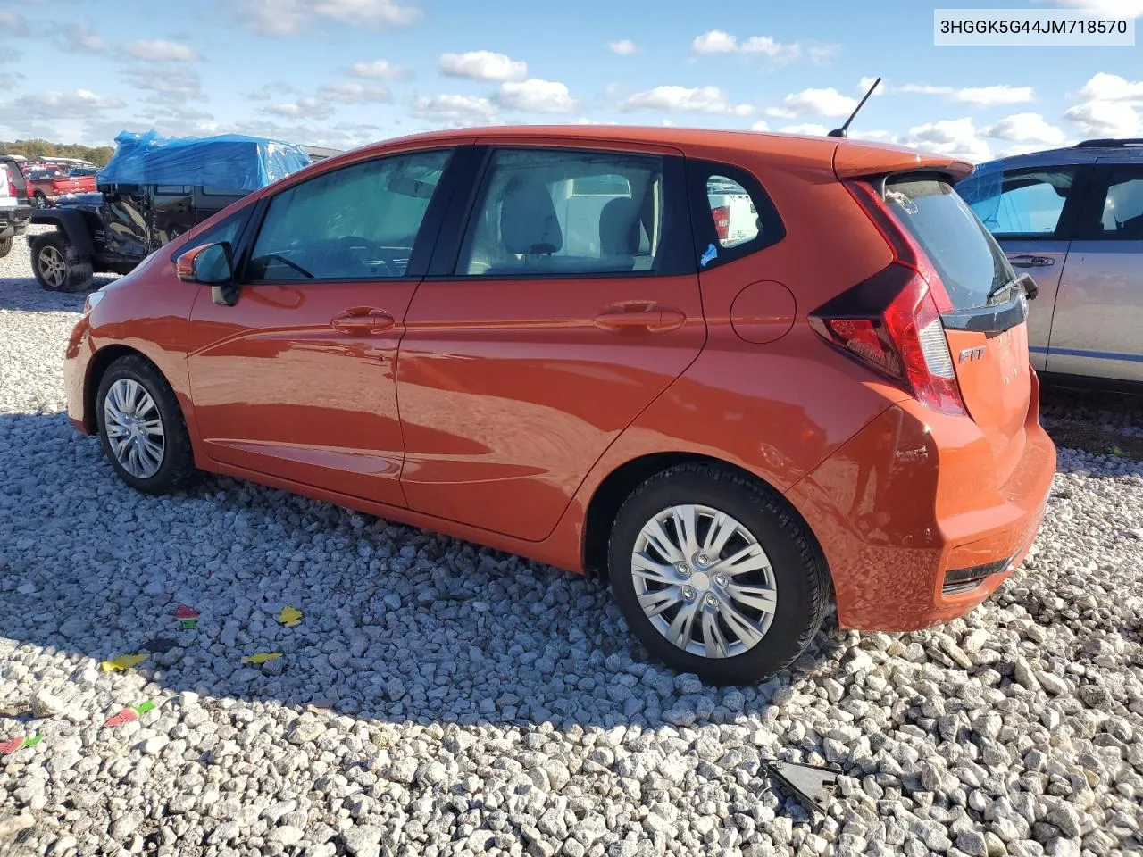 2018 Honda Fit Lx VIN: 3HGGK5G44JM718570 Lot: 74830344