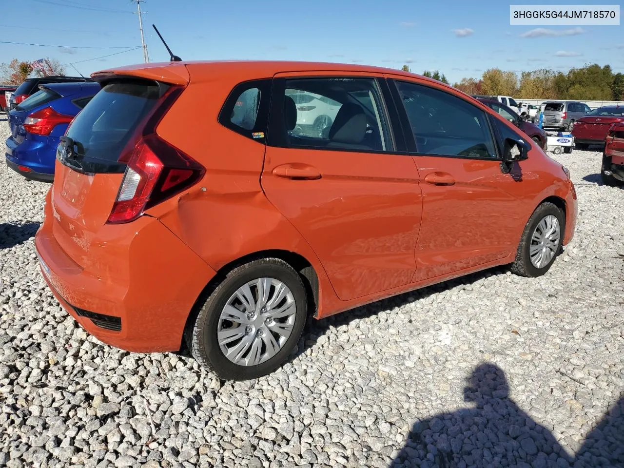 2018 Honda Fit Lx VIN: 3HGGK5G44JM718570 Lot: 74830344