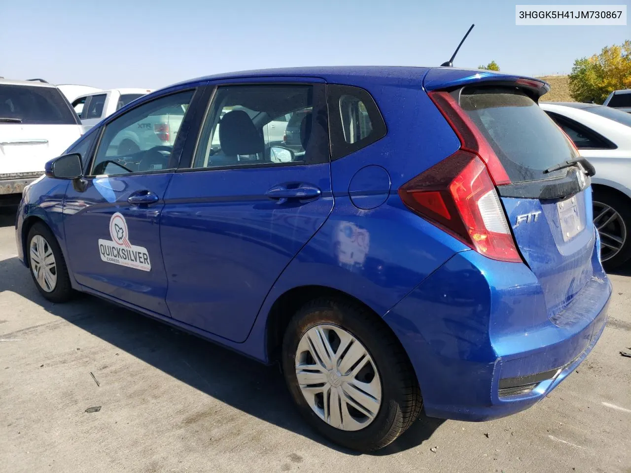 2018 Honda Fit Lx VIN: 3HGGK5H41JM730867 Lot: 74930284