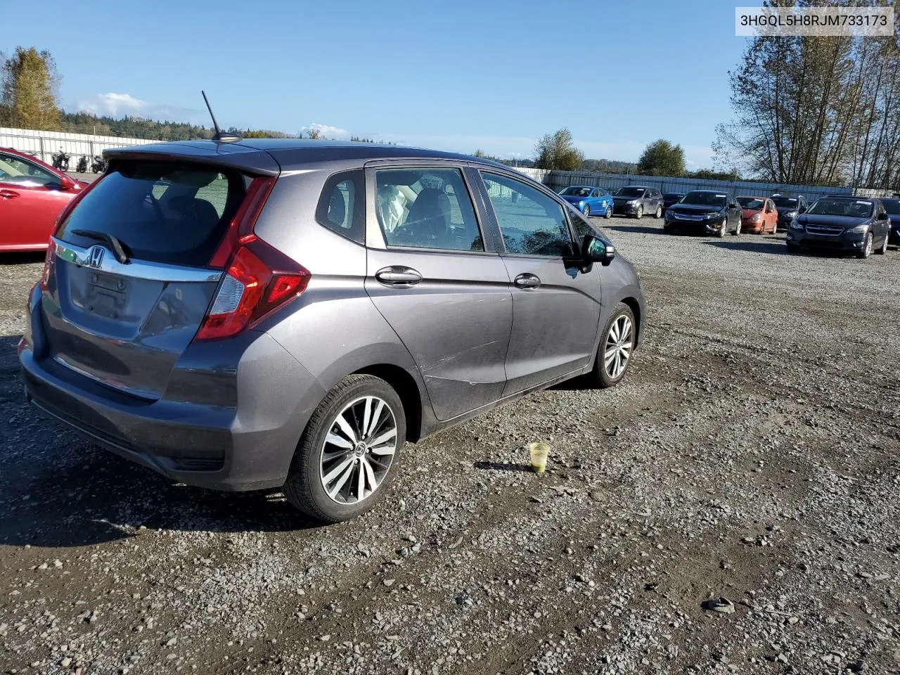 2018 Honda Fit VIN: 3HGQL5H8RJM733173 Lot: 75013894