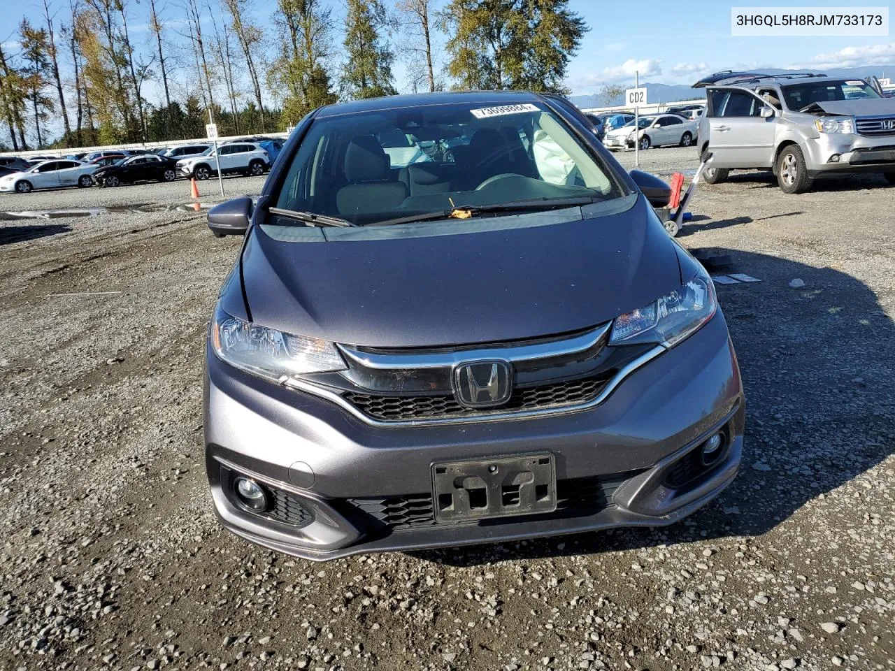 2018 Honda Fit VIN: 3HGQL5H8RJM733173 Lot: 75013894