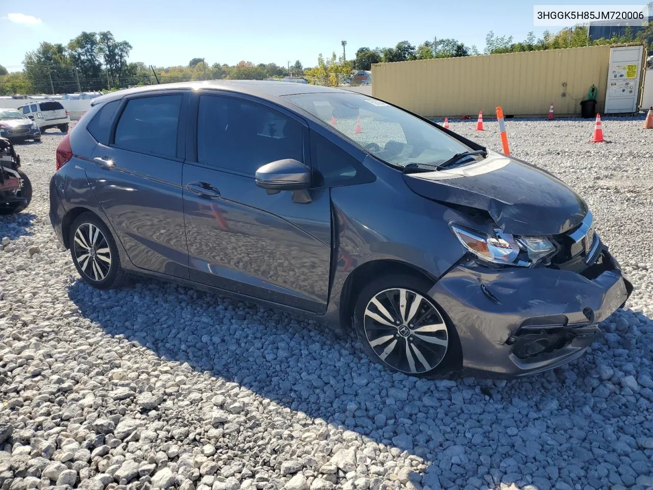 2018 Honda Fit Ex VIN: 3HGGK5H85JM720006 Lot: 75280554