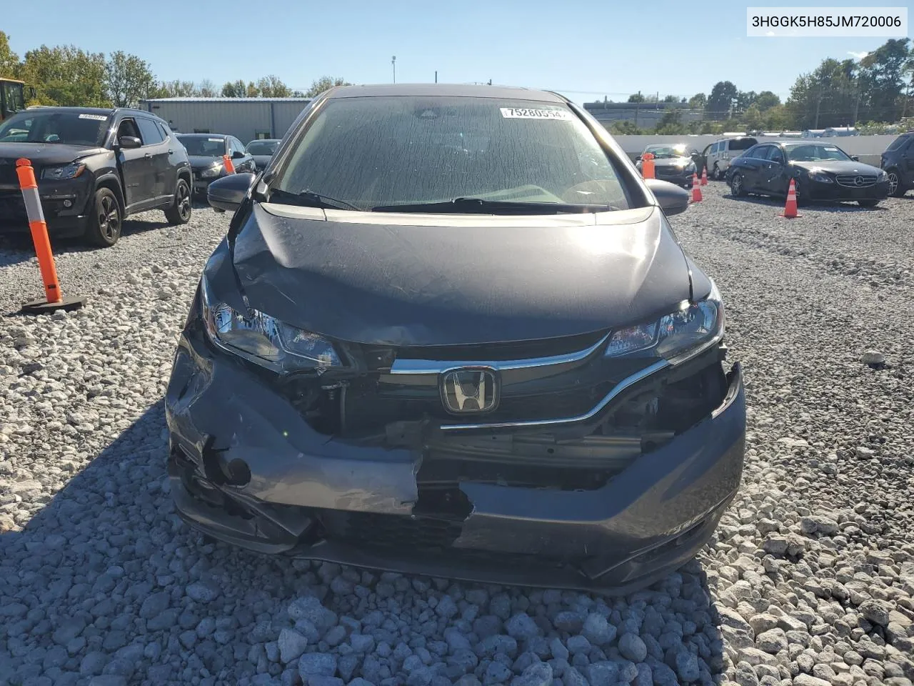 2018 Honda Fit Ex VIN: 3HGGK5H85JM720006 Lot: 75280554