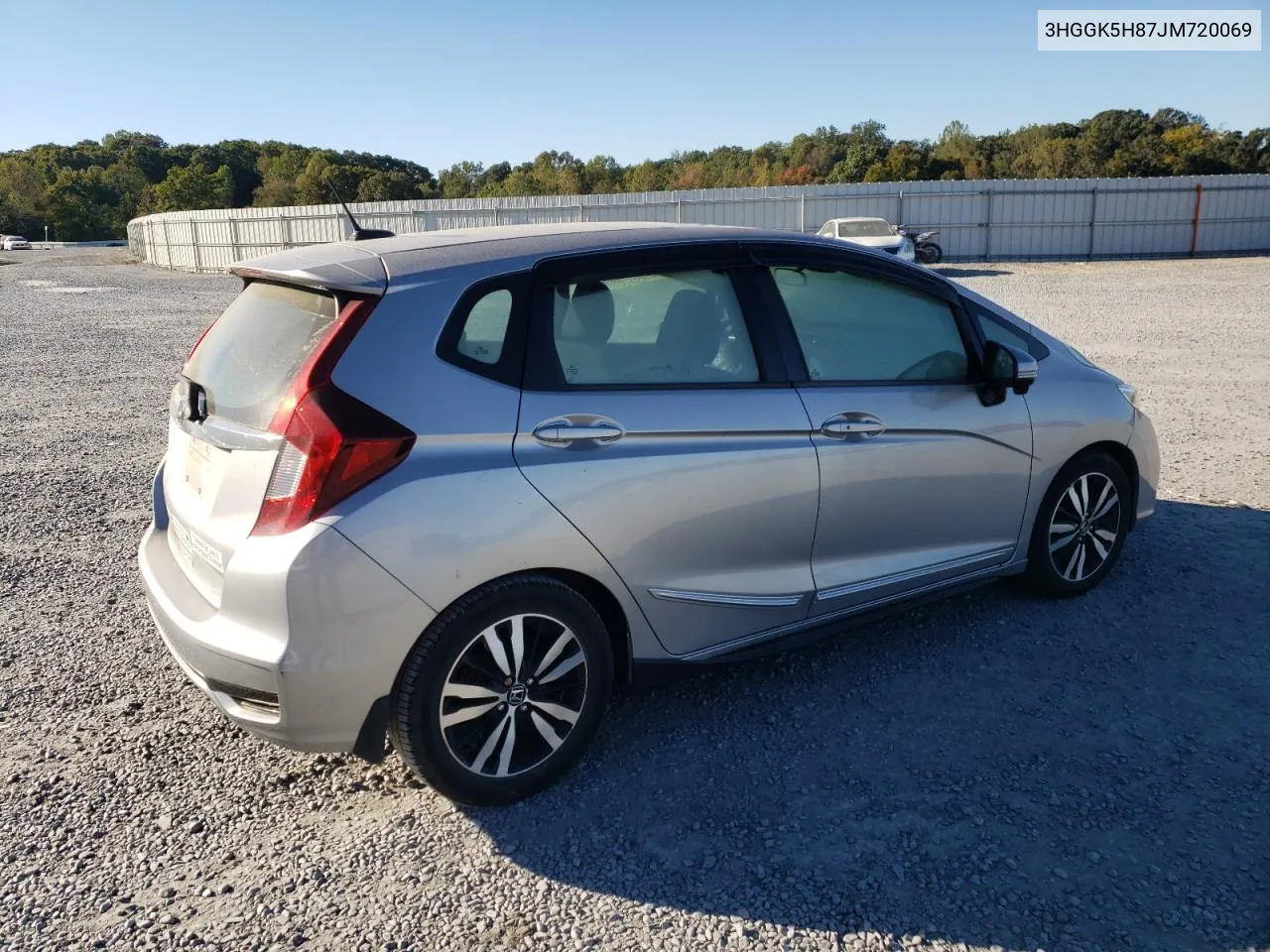 2018 Honda Fit Ex VIN: 3HGGK5H87JM720069 Lot: 75497234