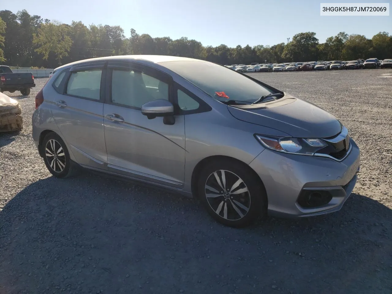 2018 Honda Fit Ex VIN: 3HGGK5H87JM720069 Lot: 75497234