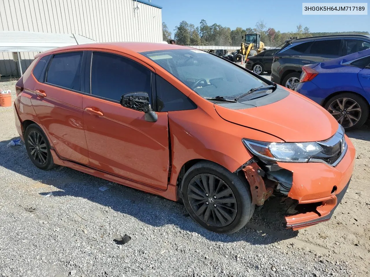 2018 Honda Fit Sport VIN: 3HGGK5H64JM717189 Lot: 76068804