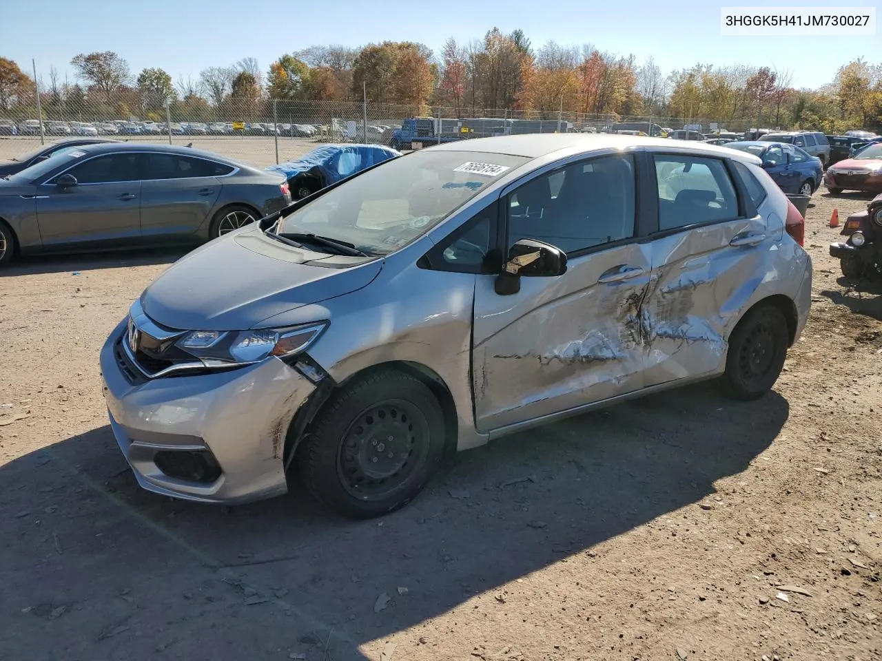 2018 Honda Fit Lx VIN: 3HGGK5H41JM730027 Lot: 76506154