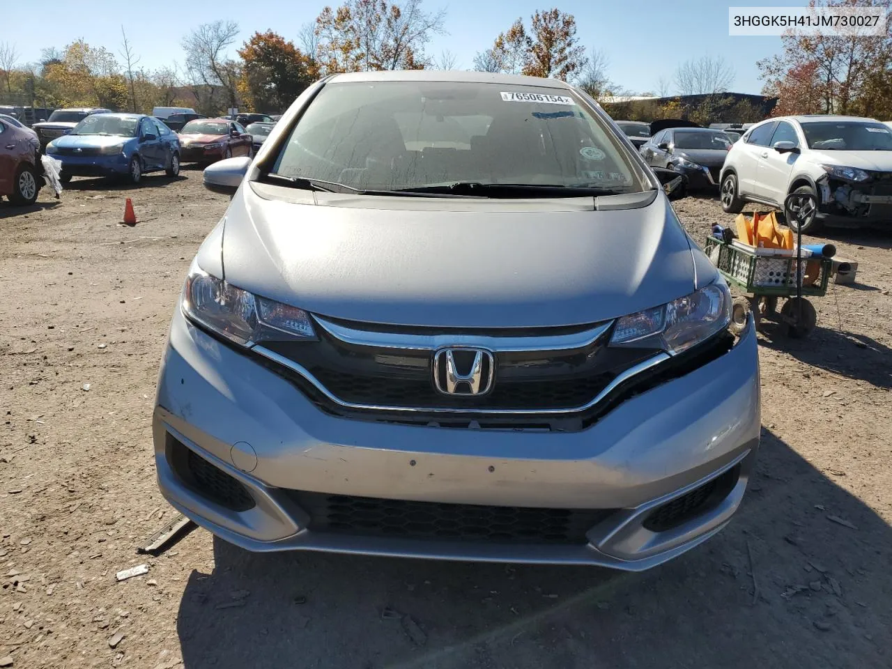 2018 Honda Fit Lx VIN: 3HGGK5H41JM730027 Lot: 76506154