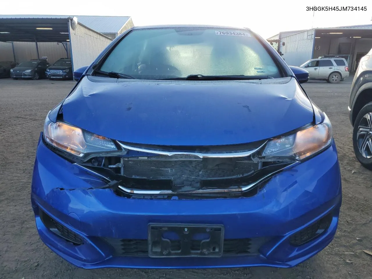 2018 Honda Fit Lx VIN: 3HGGK5H45JM734145 Lot: 76934384