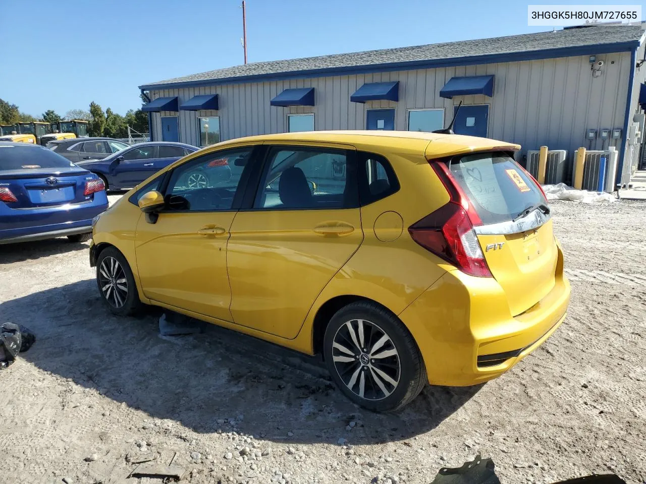 2018 Honda Fit Ex VIN: 3HGGK5H80JM727655 Lot: 77085344