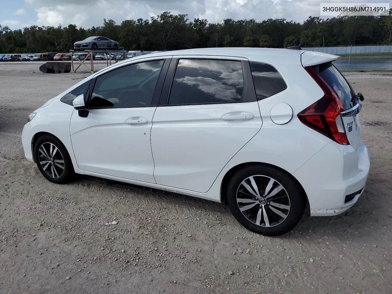 2018 Honda Fit Ex VIN: 3HGGK5H86JM714991 Lot: 77153094